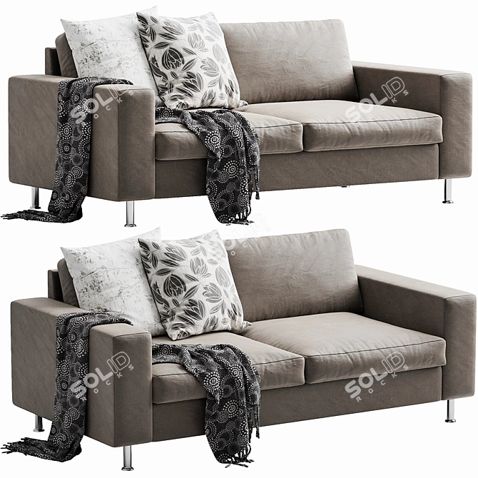 Indivi2 Boconcept Sofa: Modern Design, Superior Quality 3D model image 3