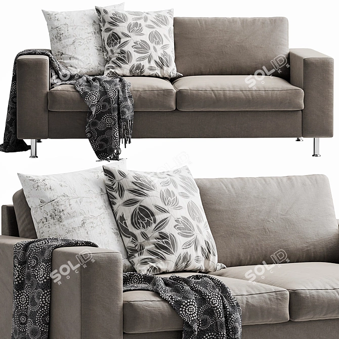 Indivi2 Boconcept Sofa: Modern Design, Superior Quality 3D model image 5