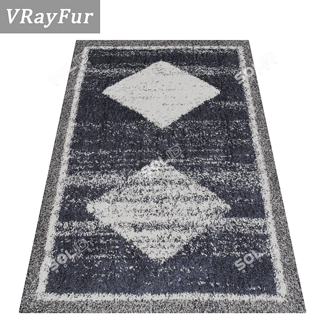 Luxury Carpet Set: High-Quality Textures 3D model image 2