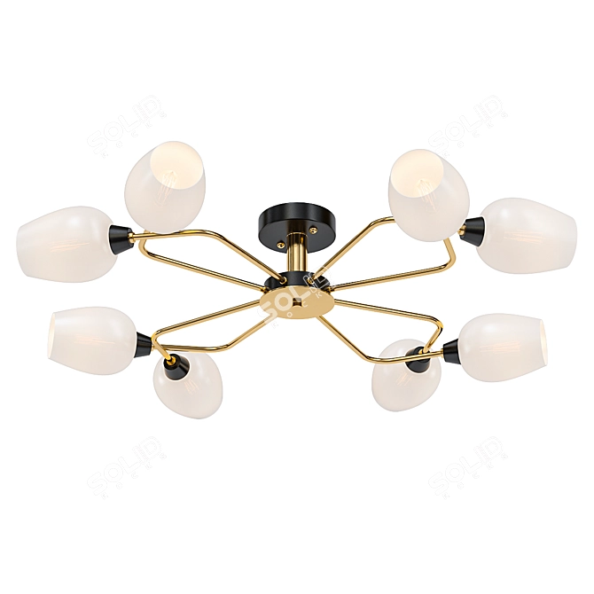 Elegant MW-Light Olympia Chandelier 3D model image 1