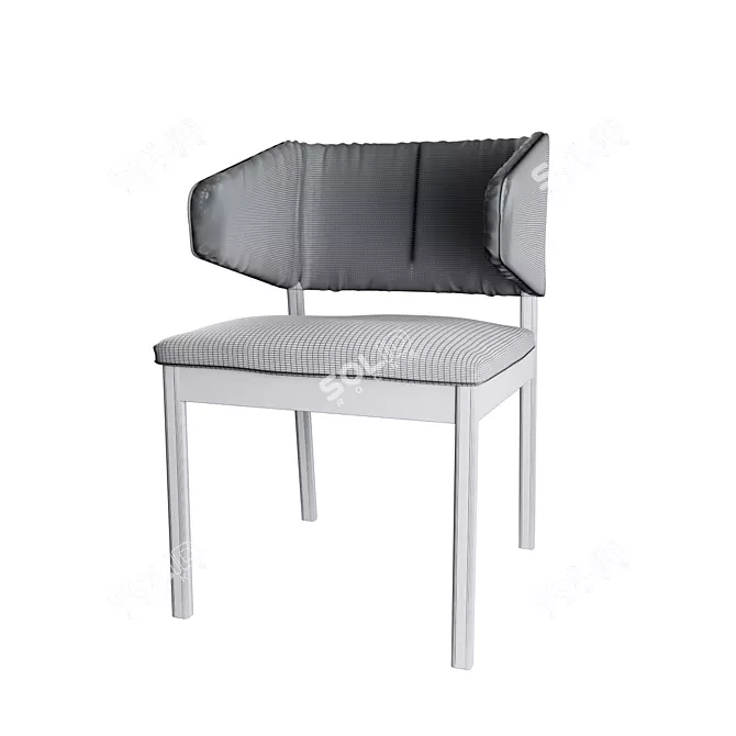 Sophisticated Comfort: Cizeta Juno Chair 3D model image 4