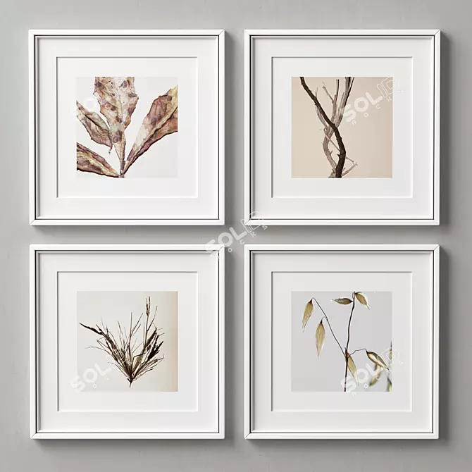 Elegance Frames Collection - Set of 4 3D model image 1