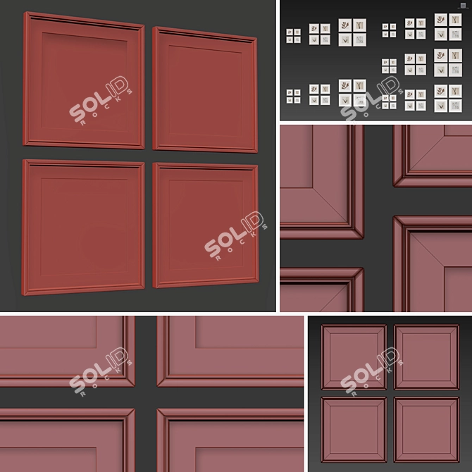 Elegance Frames Collection - Set of 4 3D model image 5