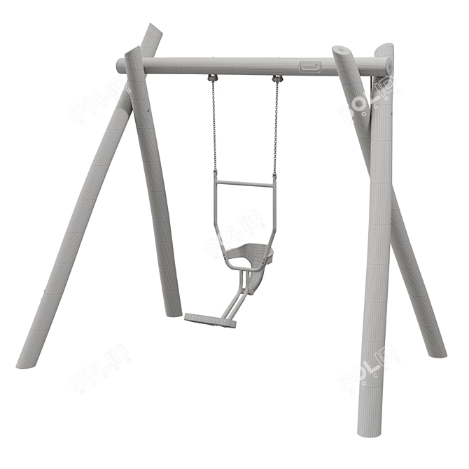 Kompan You & Me Swing Seat 3D model image 3