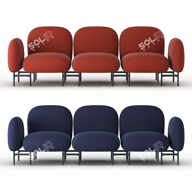 Modern Comfort: Isole Sofa 3D model image 3