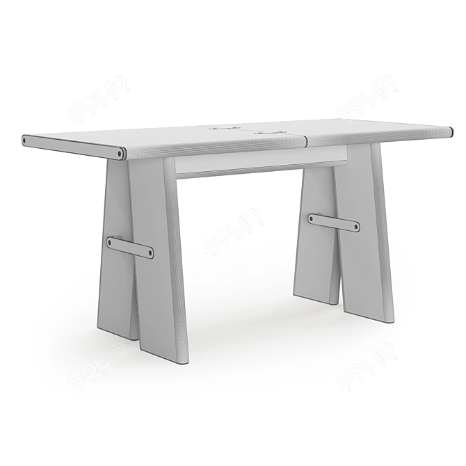 Modern Autoban Walking Man Table 3D model image 2