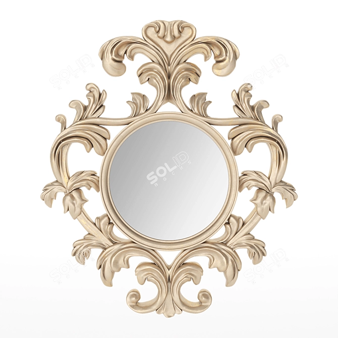 Title: Evelyn Mirror - Handcrafted Italian Finish 3D model image 2