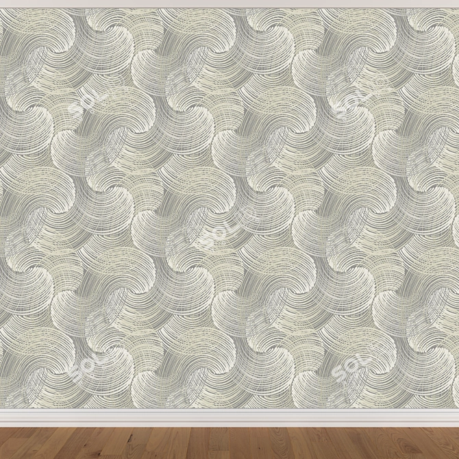 Seamless Wallpaper Set (3 Colors) 3D model image 3