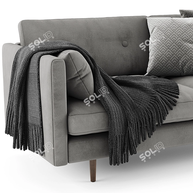 Modern Anton Sofa: Stylish Comfort for Your Home 3D model image 3