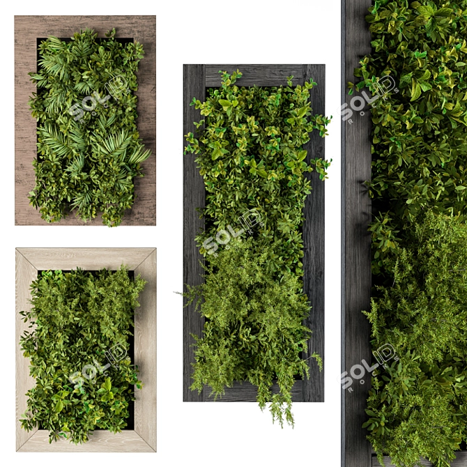 3-in-1 Vertical Garden Frame 3D model image 1