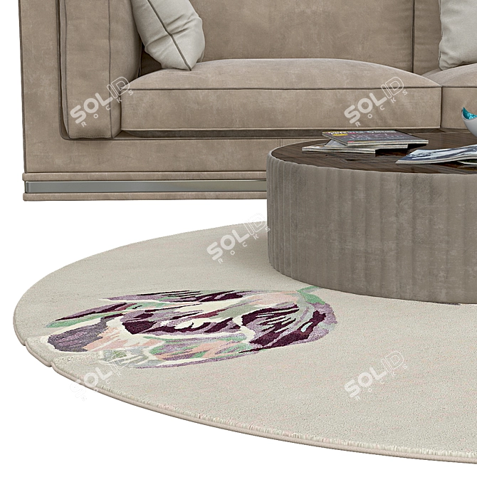 Texture Master | Round Rugs 3D model image 2