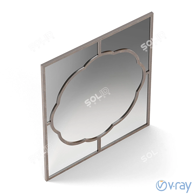 Gabby Dupont Mirror: Exquisite Reflection for Elegant Décor 3D model image 2