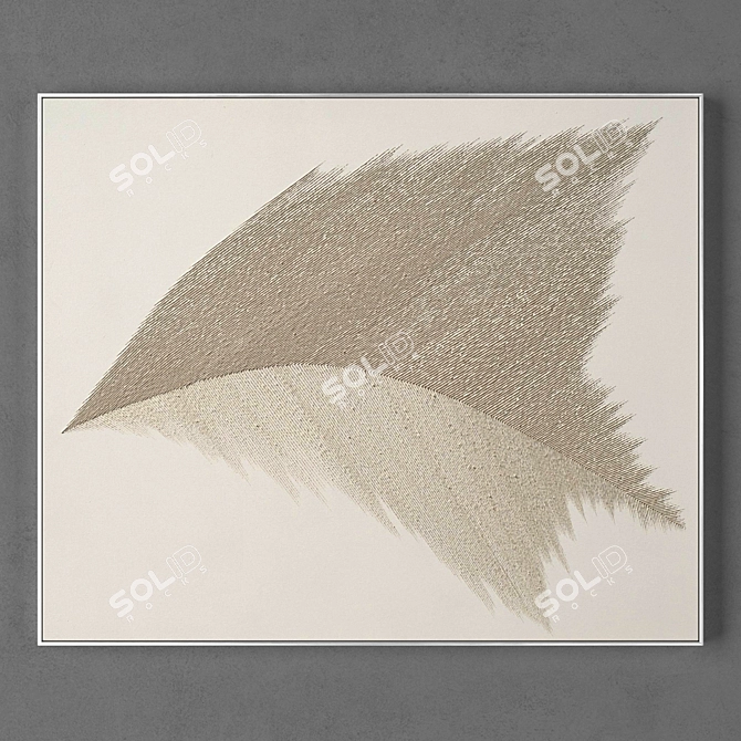 Frame Collection: 1 Painting, 830x1000mm Frame, 2200x2200 Pixels 3D model image 1