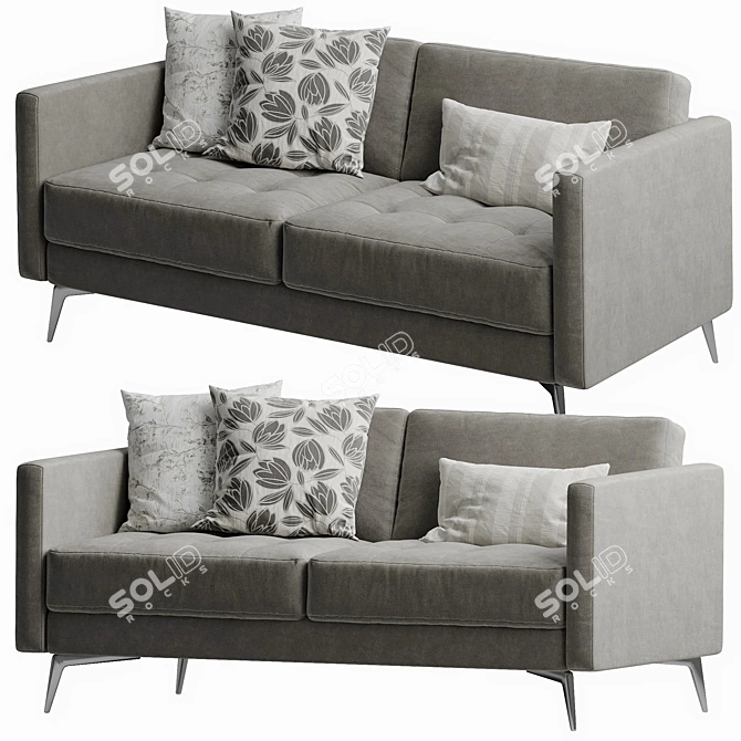 Boconcept Osaka Modern Sofa 3D model image 2