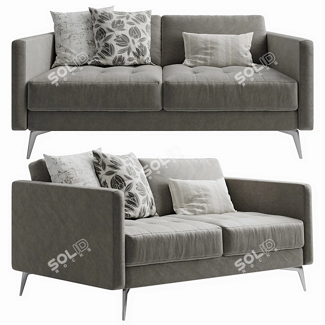 Boconcept Osaka Modern Sofa 3D model image 4