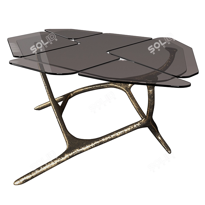 Paco Camus Architectural Coffee Table 3D model image 2