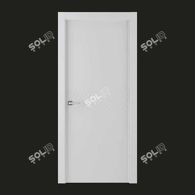 Belwooddoors Attika: Stylish Interior Door 3D model image 1