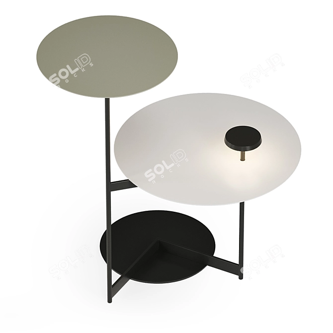 Vibia Flat Floor Light 3D model image 2