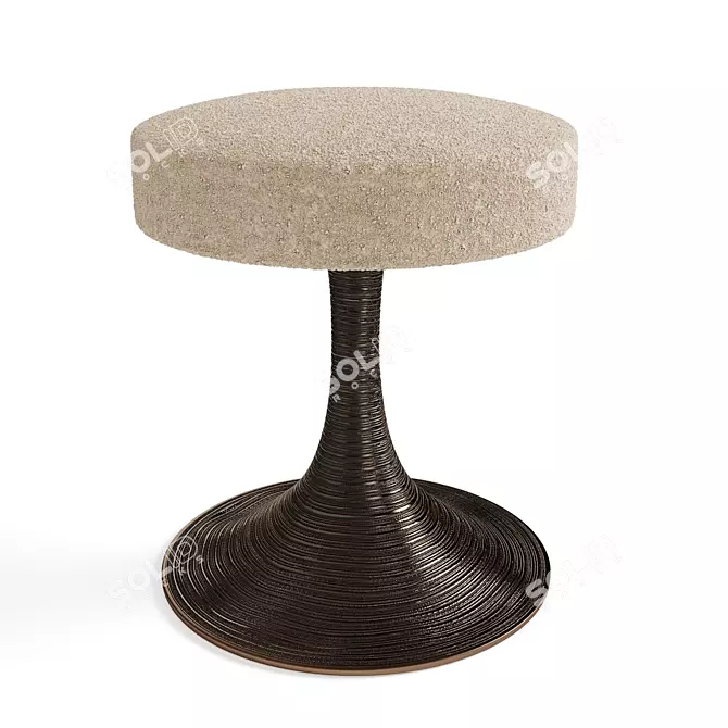 Chahan Tourbillon Bronze Stool

 Antique-inspired Bronze Seating 3D model image 1