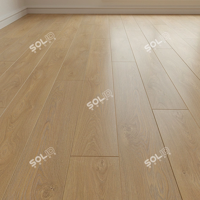 Bering Laminate Parquet Flooring 3D model image 1