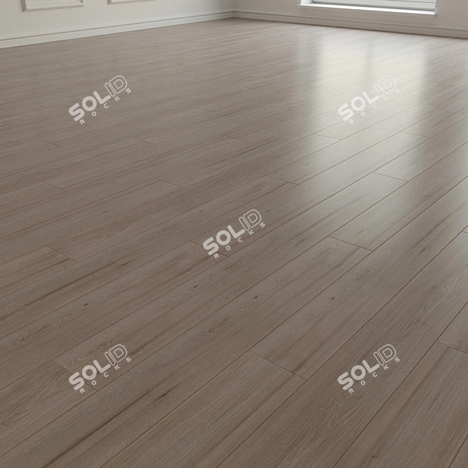 Title: Honeymoon Parquet - Exquisite 3D Wood Flooring 3D model image 2