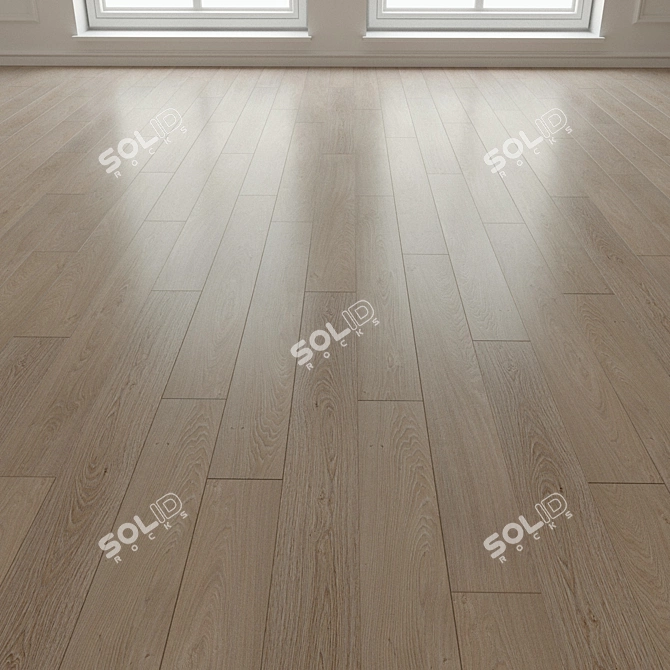 Bosphorus Parquet Tiles: 158 Unique Laminate Design 3D model image 3