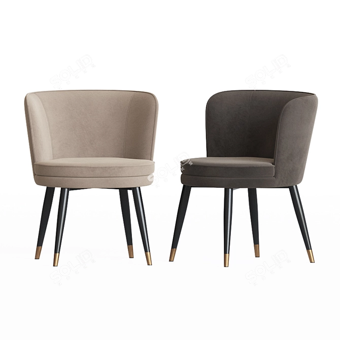 Elegant Eichholtz Grenada Dining Chair 3D model image 2