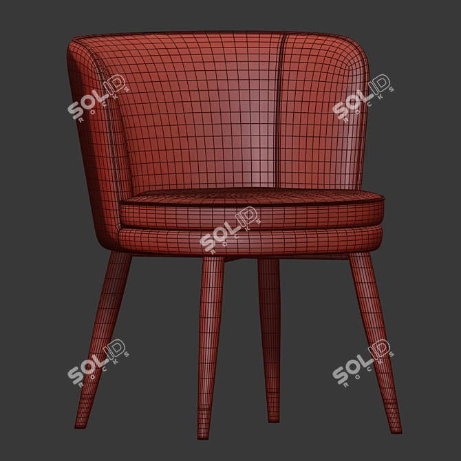 Elegant Eichholtz Grenada Dining Chair 3D model image 4