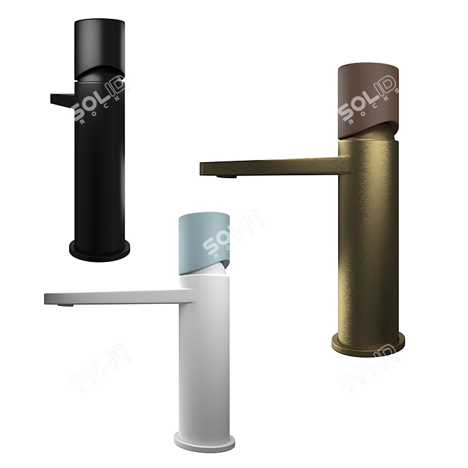 Trend X-One Faucet by ZAZZERI: Stylish and Functional 3D model image 1