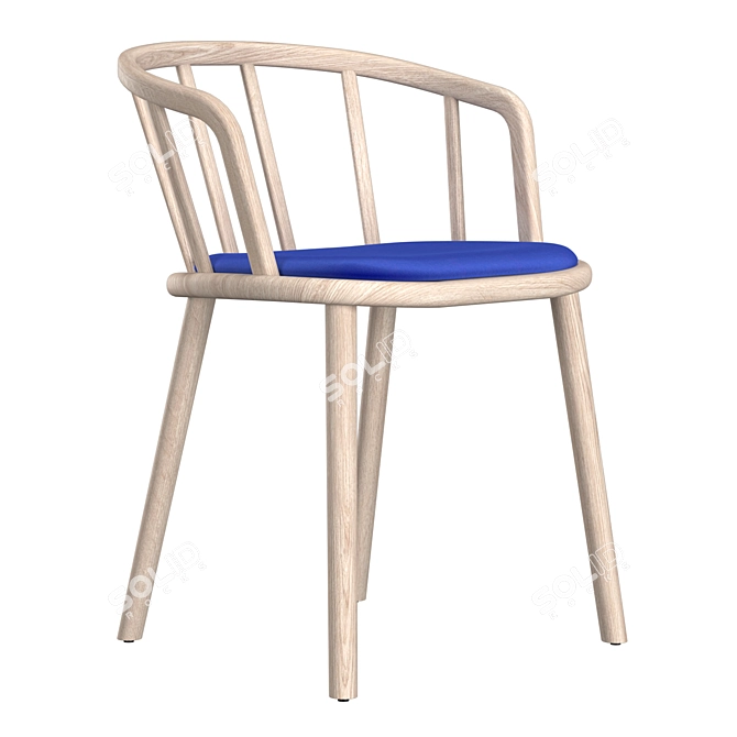 Pedrali NYM 2835 Armchair | Italian Outdoor Furniture 3D model image 3