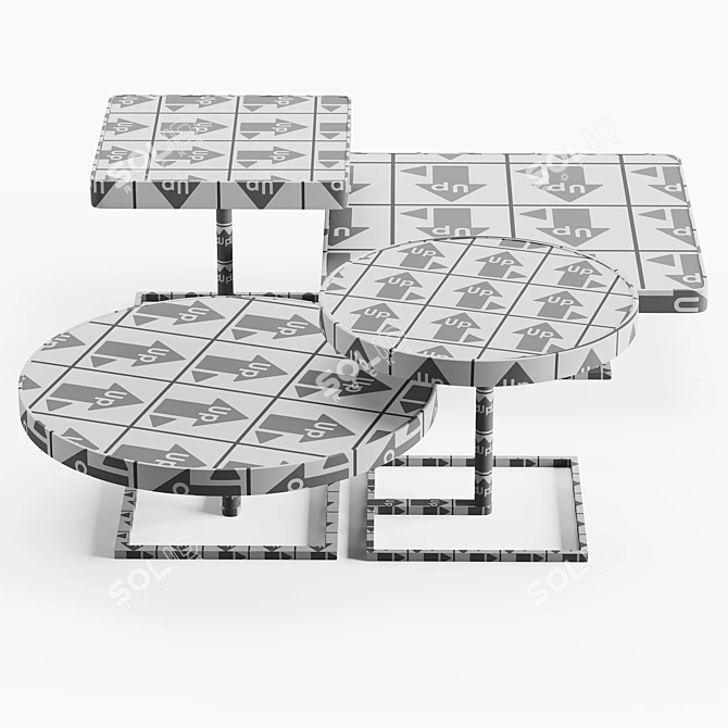 Bud_e_Terence: Stylish Italian Tables 3D model image 4
