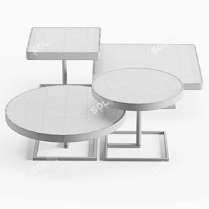 Bud_e_Terence: Stylish Italian Tables 3D model image 5