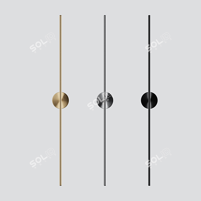 Skandi Minimal 05 Wall Light 3D model image 1