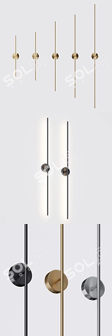 Skandi Minimal 05 Wall Light 3D model image 4