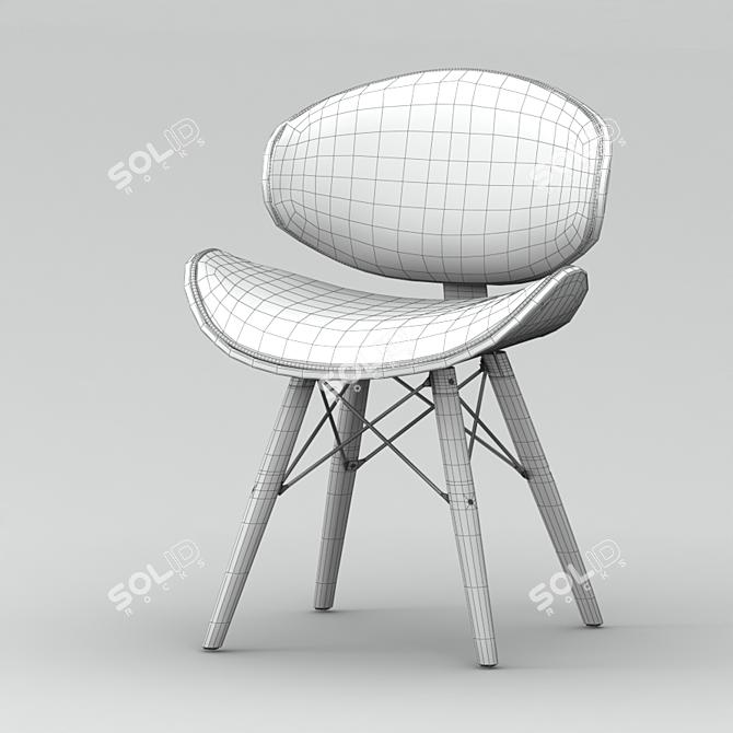 Florida M PU Chair - Modern Design, Premium Quality 3D model image 4