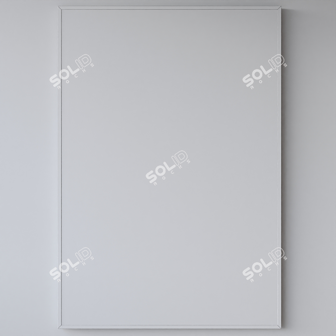 Sleek Modern Frame 2 3D model image 2