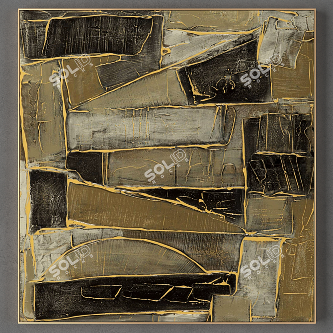 Modern Art Frame Collection (1200x1135mm) 3D model image 1