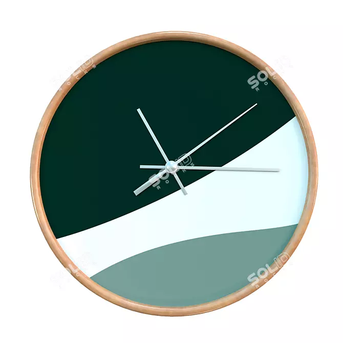 Elegant Timepiece for Modern Spaces 3D model image 1