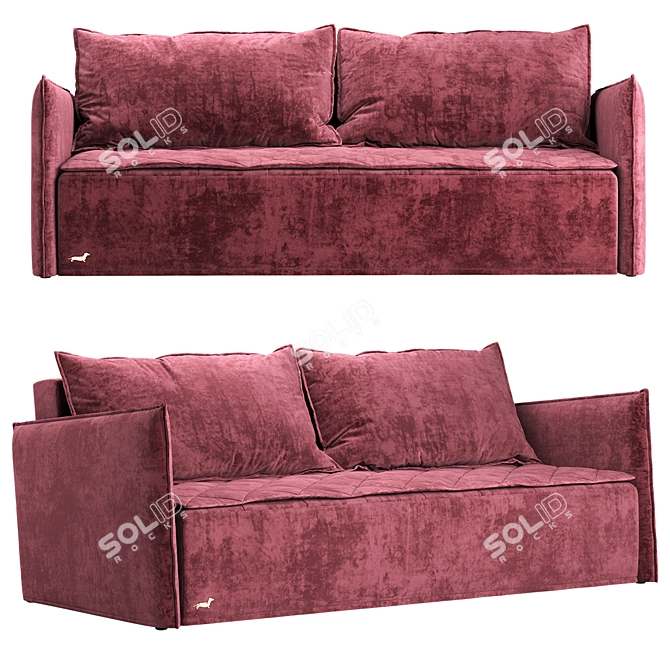 JOY Sofa: Comfortable and Stylish Transformation 3D model image 1