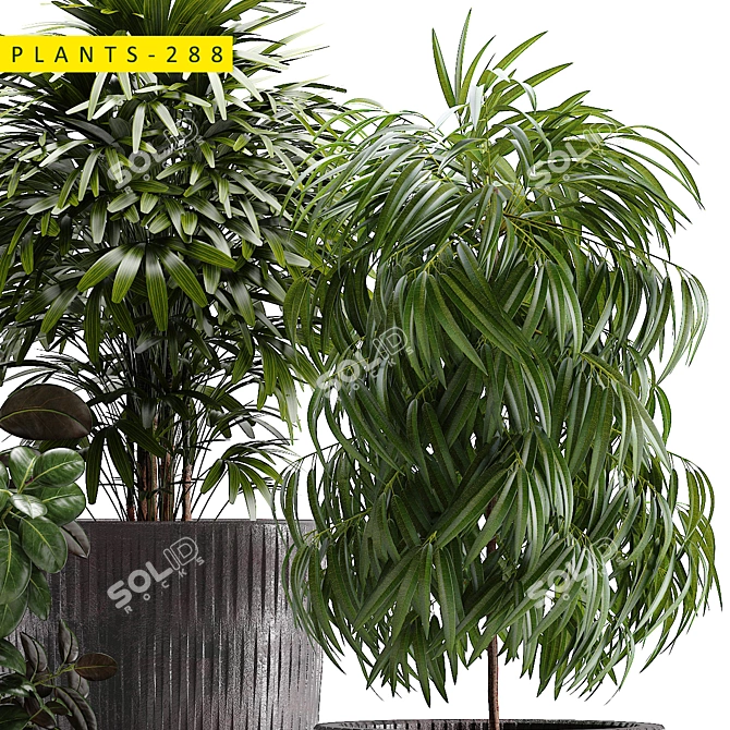 Lush Greenery Collection - 288 Varieties 3D model image 4