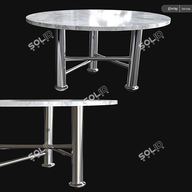 Modern Gervasoni NEXT Table 3D model image 2