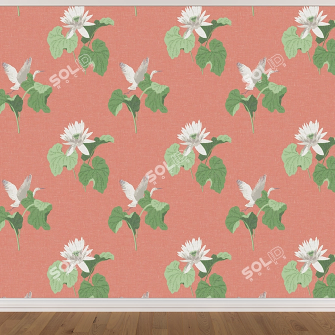 Seamless Wallpaper Set 1203 3D model image 3