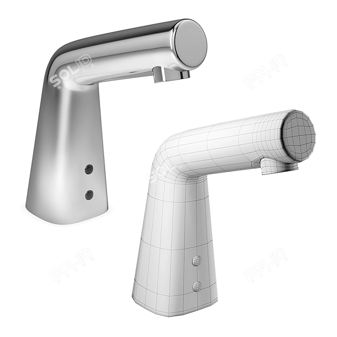 Modern Faucet Set: Oras Electra, Inspera XS, Hansa Loft & Electra 3D model image 4