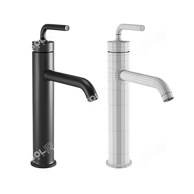 Premium Faucet Set Collection 3D model image 5