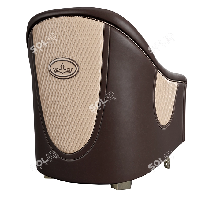 Luxurious Formenti Paradise Armchairs 3D model image 4