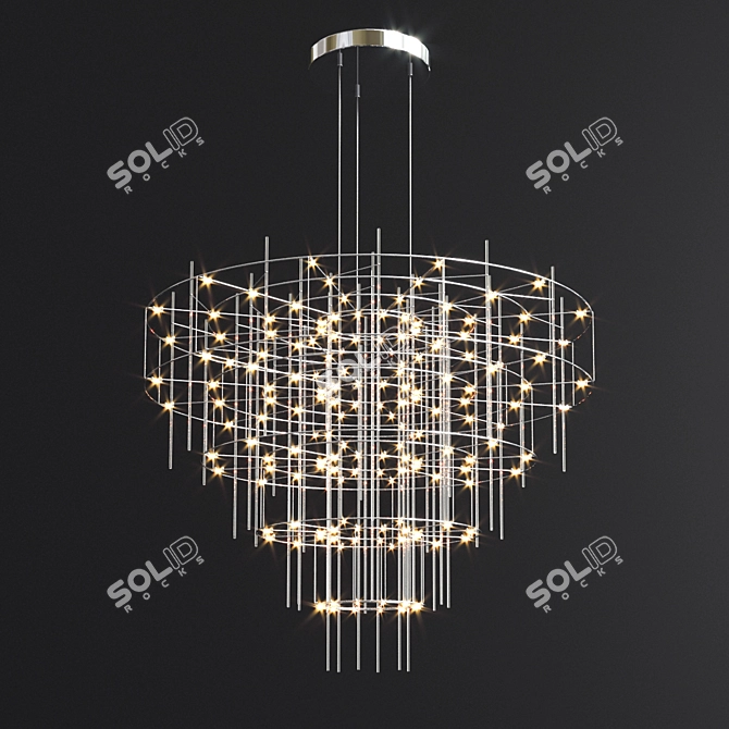 Luxury Chandelier Collection for Perfect Ambience 3D model image 3