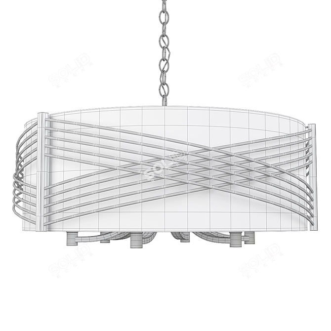 Zara Crystal Chandelier 3D model image 2