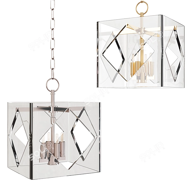 Elegant Travis Chandelier 3D model image 1