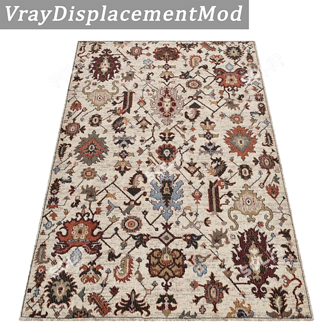 Versatile High-Quality Carpets Set 3D model image 3