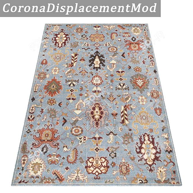 Versatile High-Quality Carpets Set 3D model image 4